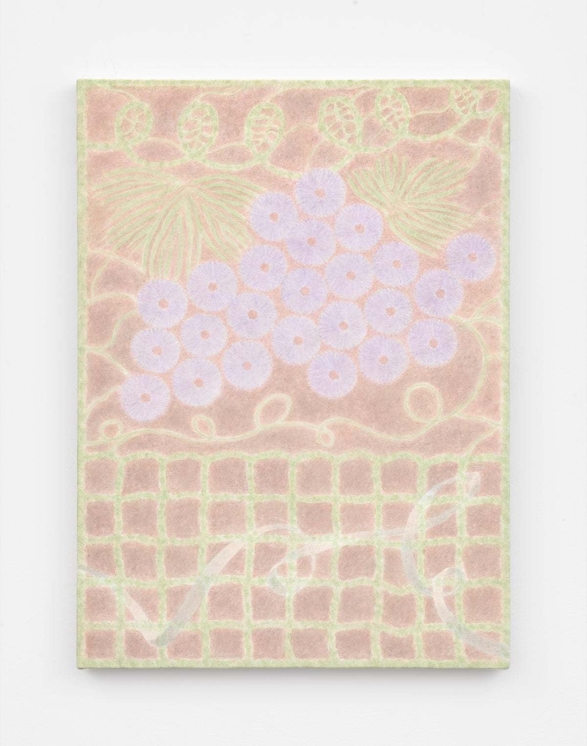 スヨン｜Suyeont 《Everyday Grapes》 / 455×334mm / Acrylic on cotton
