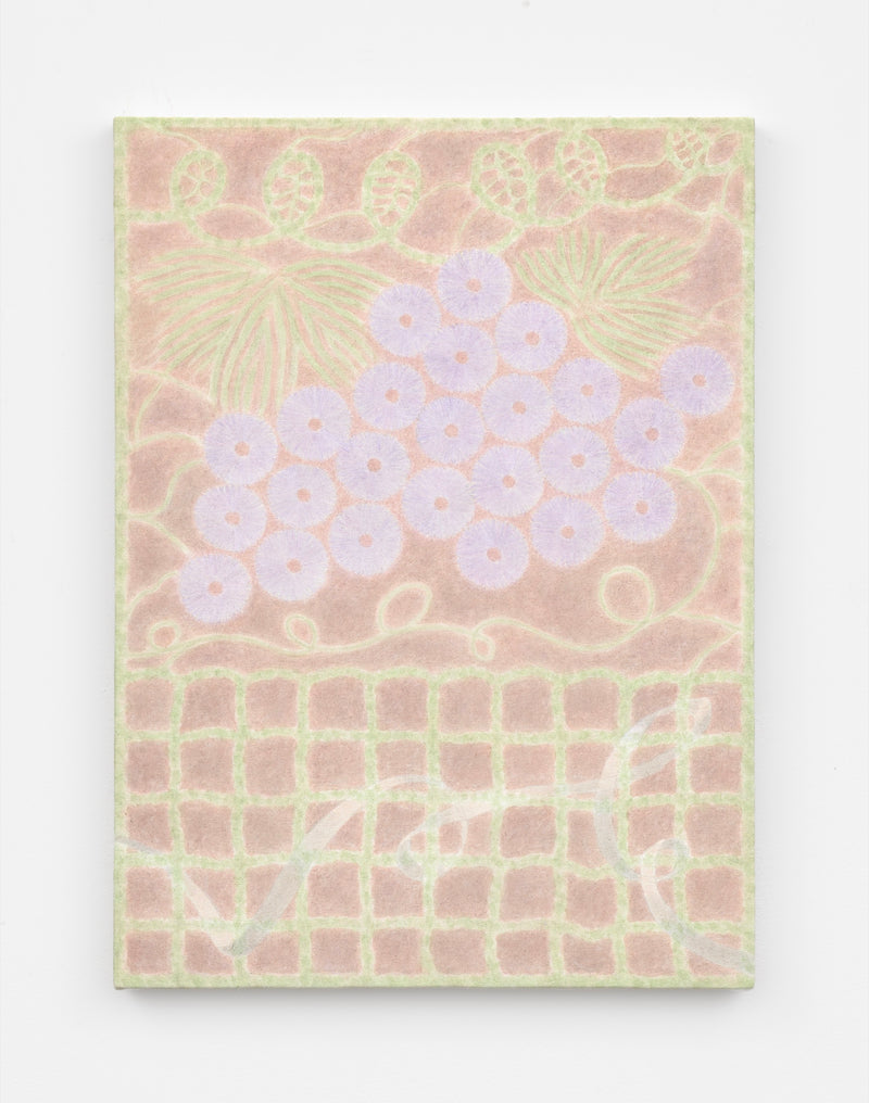 スヨン｜Suyeont 《Everyday Grapes》 / 455×334mm / Acrylic on cotton