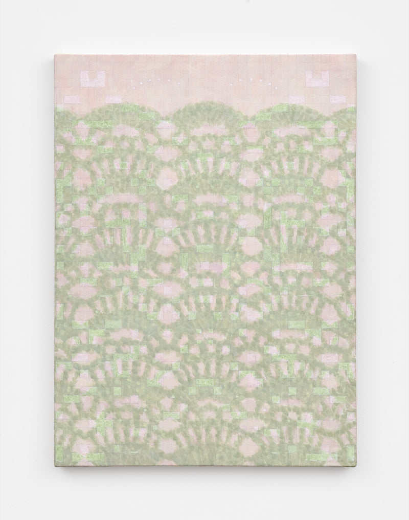 スヨン｜Suyeont 《Moiré》 / 455×334mm / Acrylic on cotton