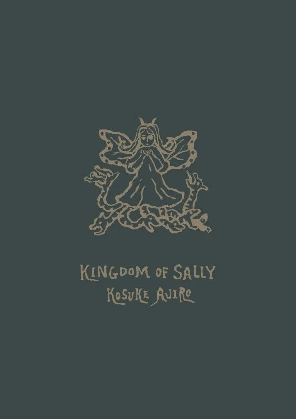 網代幸介 作品集「Kingdom of Sally」表紙（細布クロス装・箔押し）