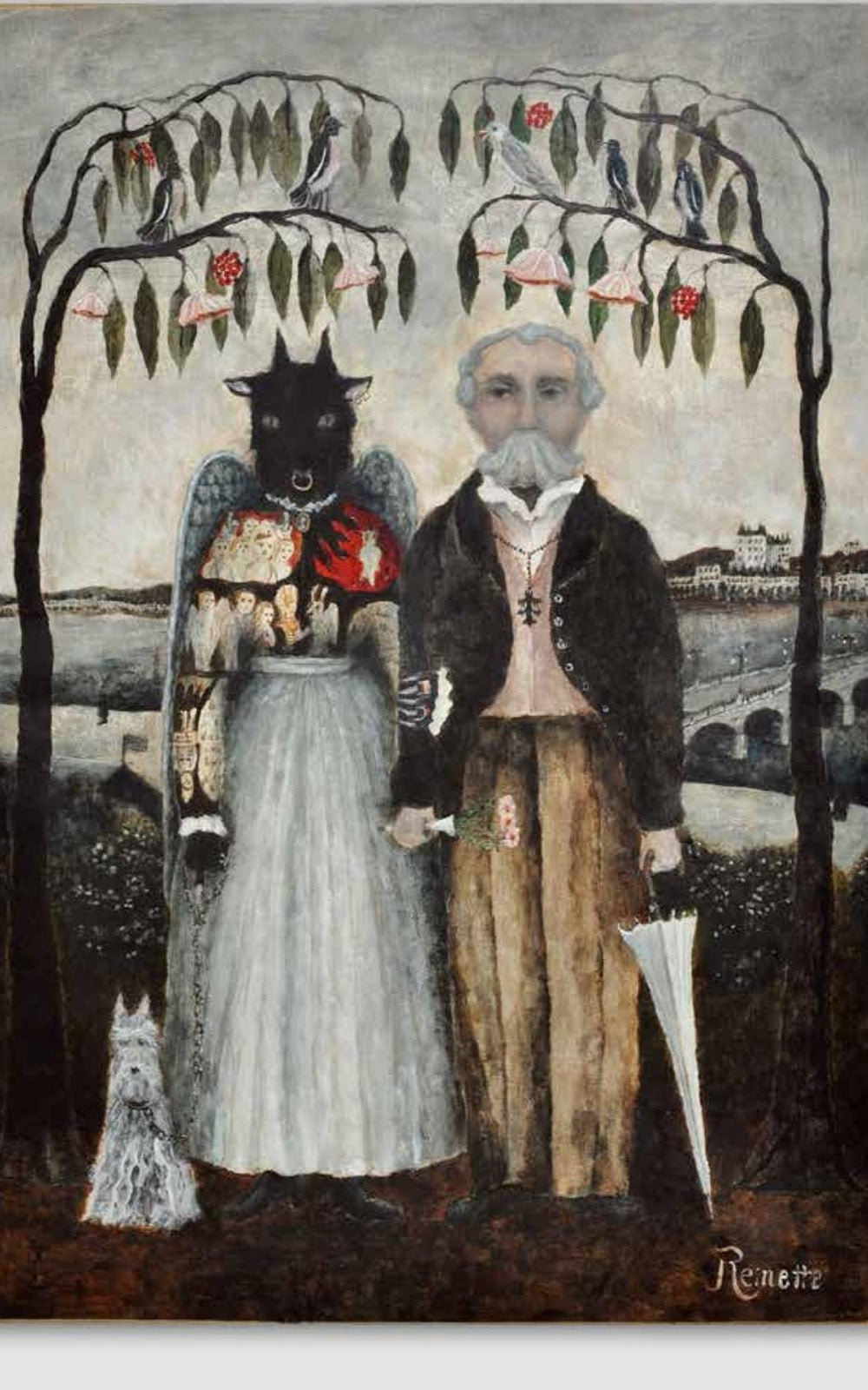 網代幸介の絵画作品《Reinette》（「Kingdom of Sally」収録）