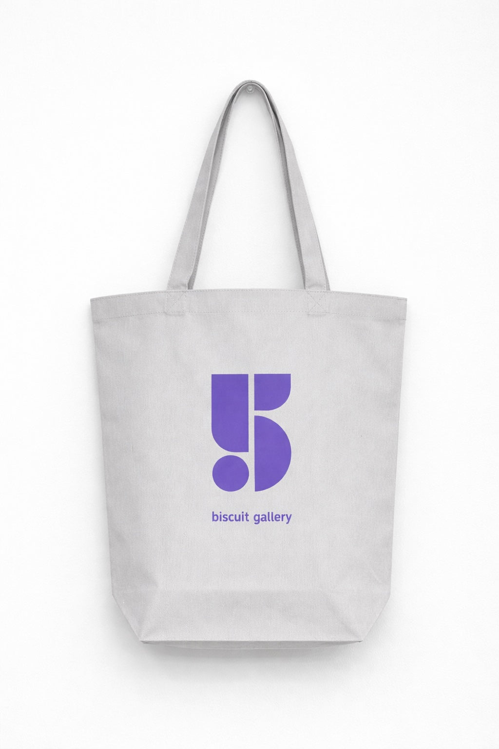 biscuit gallery canvas tote 《5》 ブラック×グレー