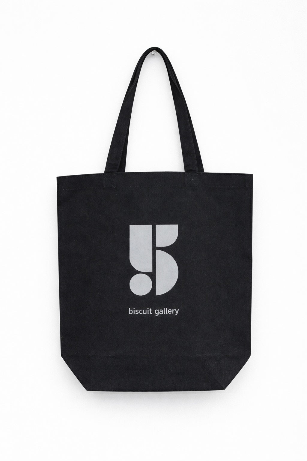 biscuit gallery canvas tote 《5》 ブラック×グレー